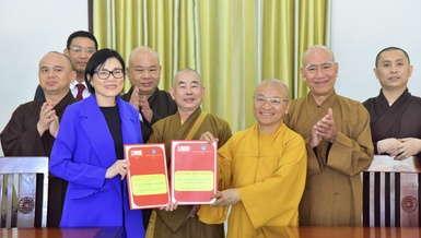 Học viện Phật giáo VN tại TP.HCM ký kết thỏa thuận hợp tác với Đại học Tây Lai (University of the West) vào sáng 21-12