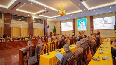 Đêm thiền trà tại Việt Nam Quốc Tự của Ban Nghi lễ T.Ư - Ảnh: Tâm Quý