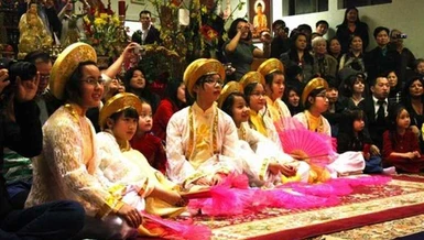 Tết bên mái chùa Việt miền Bắc Mỹ