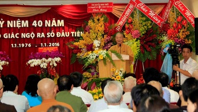 Lãnh đạo TP.HCM thăm, chúc mừng Báo Giác Ngộ