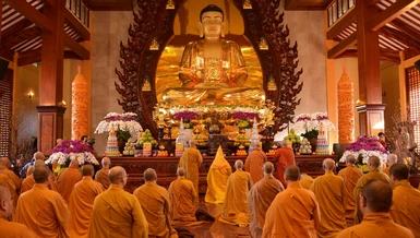 Trang nghiêm khai Pháp hội Dược Sư kỳ an