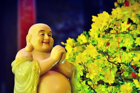 Hãy hướng về mùa xuân Di Lặc với cảm nhận về hạnh phúc trong Tứ vô lượng tâm - Ảnh: chùa Giác Ngộ
