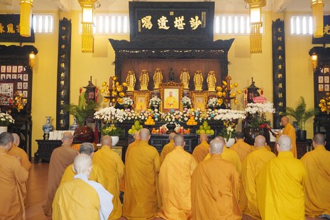Tưởng niệm 4 năm ngày Đại lão Hòa thượng Thích Trí Quang viên tịch tại chùa Ấn Quang