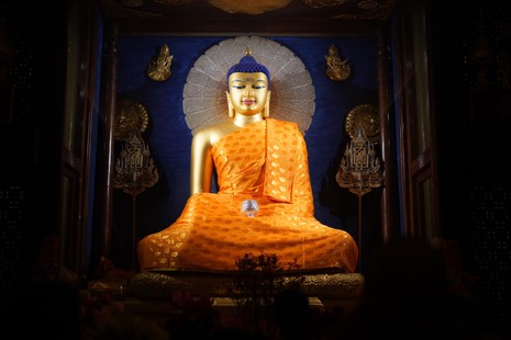 Tượng Phật tại Bồ Đề Đạo Tràng - Ấn Độ