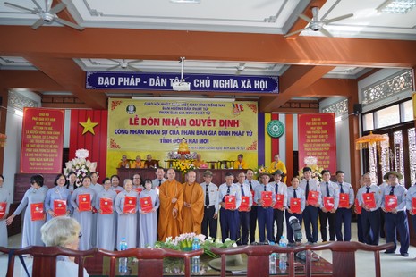 Ra mắt Ban Hướng dẫn Phân ban Gia đình Phật tử tỉnh giữa nhiệm kỳ 2025-2027