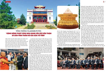 Bài trên Báo Giác Ngộ số 1322 - Thiết kế: Phòng Mỹ thuật BGN/Tống Viết Diễn