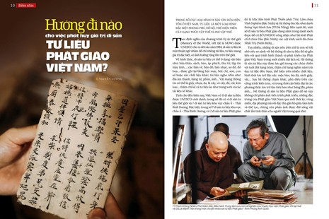Hướng đi nào cho việc phát huy giá trị di sản tư liệu Phật giáo Việt Nam? 