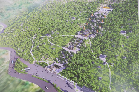 Khu văn hóa tâm linh Mường Ảng có tổng diện tích sàn xây dựng là 5.750 mét vuông