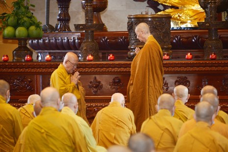 Lễ Tự tứ của chư Tăng tại Việt Nam Quốc Tự