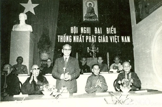Đại hội đại biểu thống nhất Phật giáo Việt Nam từ ngày 4 đến 7-11-1981 tại chùa Quán Sứ, Thủ đô Hà Nội để khai sinh Giáo hội Phật giáo Việt Nam