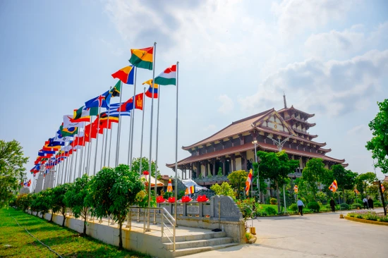 Đại hội đại biểu Phật giáo toàn quốc lần thứ X, nhiệm kỳ 2026-2031, sẽ diễn ra từ ngày 5 đến 7-11-2026 ở Học viện Phật giáo VN tại TP.HCM - nơi từng tổ chức Đại lễ Vesak Liên Hiệp Quốc 2025 - Ảnh: Quảng Đạo/BGN