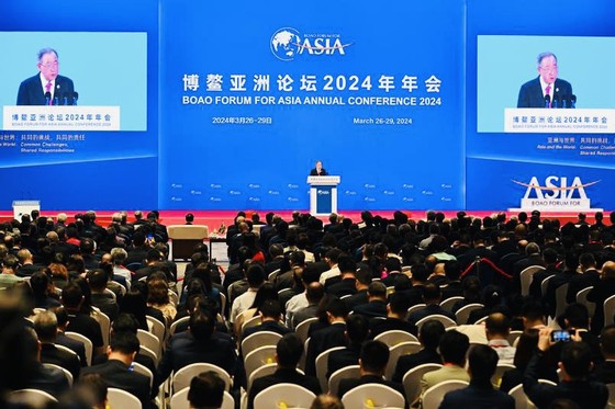 Toàn cảnh khai mạc Hội nghị Diễn đàn châu Á - Bác Ngao 2024