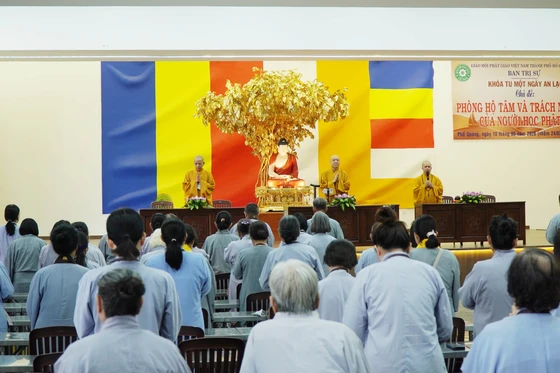 Khóa tu Ngày an lạc tại chùa Phổ Quang
