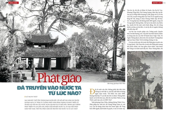 Bài trên Báo Giác Ngộ số 1350 - Thiết kế: Phòng Mỹ thuật BGN/Tống Viết Diễn