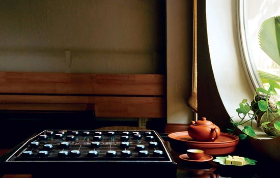 Góc trà xuân giữa lòng thành phố