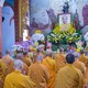 Chư Tăng, Phật tử tưởng niệm Hòa thượng Thích Thiện Tường, khai sơn tổ đình Vạn Thọ vào sáng 14-10 - Ảnh: Quảng Đạo/BGN