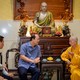 Bí thư Tỉnh ủy Cà Mau Nguyễn Hồ Hải thăm Đức Pháp chủ GHPGVN - Ảnh: Nguyện Truyền/BGN