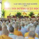 Lễ khai mạc Khóa bồi dưỡng Luật học tại chùa Huệ Nghiêm (P.An Lạc, TP.HCM) - Ảnh: Nguyên Tài/BGN