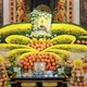 Giác linh đài Trưởng lão Hòa thượng Thích Hải Tràng được tôn trí tại chánh điện tổ đình Phổ Quang (P.Cầu Kiệu, TP.HCM) - Ảnh: Nguyên Tài/BGN