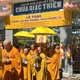 Phụng tống kim quan Trưởng lão Hoà thượng Thích Phước Tú trà-tỳ - Ảnh: Tâm Phúc