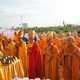 Chư tôn đức dâng hương tưởng niệm các anh hùng liệt sĩ tại Nghĩa trang Liệt sĩ Ninh Thuận (xã Xuân Hải)