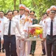 Thủ tướng Chính phủ Lê Minh Hưng trong Lễ di quan hài cốt các liệt sĩ quy tập tại Đài tưởng niệm liệt sĩ - Ảnh: Quảng Đạo/BGN