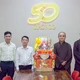 Đoàn lãnh đạo phường Xuân Hòa (TP.HCM) thăm Báo Giác Ngộ vào sáng 18-8 - Ảnh: Quảng Đạo/BGN