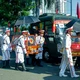 Lực lượng tiêu binh thực hiện nghi thức đưa 731 hài cốt liệt sĩ tại buổi lễ tổng duyệt vào sáng 12-10-2026 - Ảnh: Quảng Đạo/BGN