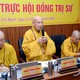 Trưởng lão Hòa thượng Thích Thiện Nhơn phát biểu tại Hội nghị Ban Thường trực Hội đồng Trị sự - Ảnh: Bảo Toàn/BGN