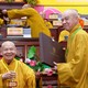 Hòa thượng Thích Nhựt Hỷ, Phó Trưởng ban Thường trực Ban Trị sự GHPGVN TP.HCM đón nhận Giáo chỉ của Đức Pháp chủ do Trưởng lão Hòa thượng Thích Thiện Nhơn đại vị trao cho đơn vị GHPGVN TP.HCM - Ảnh: Bảo Toàn/BGN