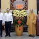 Lãnh đạo Cục An ninh Nội địa - Bộ Công an chúc mừng Đại lễ Phật đản Phật lịch 2570 đến Đức Pháp chủ GHPGVN- Ảnh: Bảo Toàn/BGN