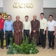 Đoàn lãnh đạo Đảng ủy - HĐND - UBND - Ủy ban MTTQVN phường Xuân Hòa thăm, chúc mừng Báo Giác Ngộ vào sáng 19-6 - Ảnh: Nguyên Tài/BGN