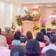 Thượng tọa Thích Tâm Hải, Tổng Biên tập Báo Giác Ngộ chia sẻ và tri ân trong buổi họp mặt Kỷ niệm 101 năm Ngày Báo chí Cách mạng Việt Nam, tại trụ sở tòa soạn Báo Giác Ngộ - Ảnh: Quảng Đạo