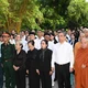Ông Nguyễn Phước Lộc, Ủy viên Trung ương Đảng, Phó Bí thư Thành ủy, Chủ tịch Ủy ban MTTQVN TP.HCM cùng các đại biểu tưởng niệm các anh hùng liệt sĩ đã hy sinh để bảo vệ nền hòa bình, độc lập, tự do của dân tộc