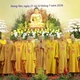 Đại đức Thích Thanh Quang thay mặt tân Ban Trị sự GHPGVN tỉnh Hưng Yên, nhiệm kỳ 2026-2031 phát biểu nhận nhiệm vụ