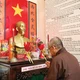 Bàn thờ Chủ tịch Hồ Chí Minh tại chùa Khánh Hưng được duy trì cho tới hiện nay - Ảnh: Võ Tấn/BGN