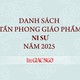 Danh sách 529 vị được tấn phong lên hàng giáo phẩm Ni sư năm 2025