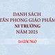 Danh sách 73 vị được tấn phong lên hàng giáo phẩm Ni trưởng năm 2025