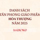 Danh sách 29 vị được tấn phong giáo phẩm Hòa thượng năm 2025