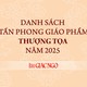 Danh sách 303 vị được tấn phong lên hàng giáo phẩm Thượng tọa năm 2025