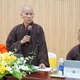 Hòa thượng Thích Thiện Thống, Trưởng ban Trị sự GHPGVN tỉnh An Giang chủ trì phiên họp 