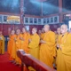 Chư tôn đức dâng hương tưởng niệm chư vị tiền nhân tại đền thờ Người có công của tỉnh An Giang - Ảnh: Nguyện Truyền/BGN