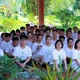 Các bạn trẻ tham gia khóa tu “Hạnh phúc ở đây bây giờ” lần V tại thiền viện Trúc Lâm Bình Phước