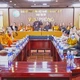 Chư tôn đức Ban Thường trực Ban Trị sự GHPGVN tỉnh An Giang họp tại Văn phòng Ban Trị sự - chùa Tam Bảo (P.Rạch Giá, tỉnh An Giang)