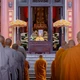 Chư vị giáo thọ sư khai đạo giáo giới hành nghi cho các giới tử Bắc tông tại giới đài viện Huệ Nghiêm - Ảnh: Nguyện Truyền/BGN