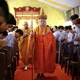 Hòa thượng Thích Lệ Trang đã đăng đàn chẩn tế siêu tiến chư anh linh vào chiều 14-6 (29-4-Bính Ngọ) tại công viên Lê Thị Riêng - Ảnh: Đại Thủy