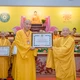 Trưởng lão Hòa thượng Thích Thiện Nhơn trao Bằng tuyên dương công đức đến Thượng tọa Thích Phước Nguyên