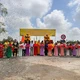 Đoàn cắt băng khánh thành cầu Tường Nguyên 570, tại ấp Vĩnh Hòa 1
