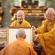 Trưởng lão Hòa thượng Thích Thiện Nhơn và Hòa thượng Thích Lệ Trang, trao giáo chỉ tấn phong Hòa thượng 