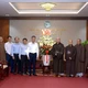 Phái đoàn Cục An ninh nội địa chúc mừng Phật đản đến Ban Trị sự TP.HCM - Ảnh: Bảo Toàn/BGN